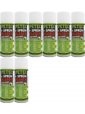 Petec Sprühkleber 8x 400 Milliliter