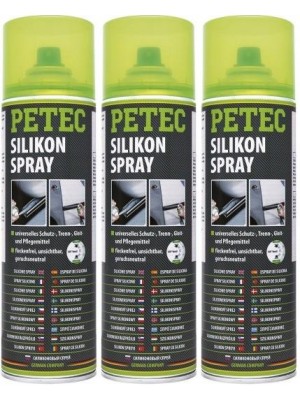 Petec Silikon Spray 3x 500ml