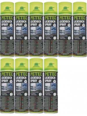 Petec Lecksuchspray 10x 400 Milliliter