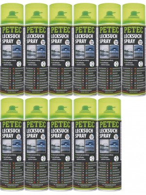 Petec Lecksuchspray 11x 400 Milliliter