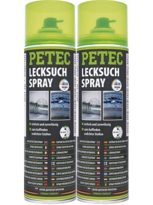 Petec Lecksuchspray 2x 400 Milliliter