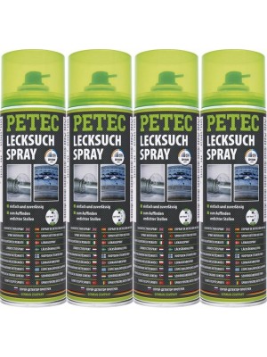 Petec Lecksuchspray 4x 400 Milliliter