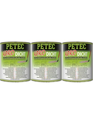 Petec Karoserie-Dichtmasse 1000ml 3x 1l = 3 Liter