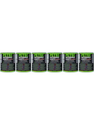 Petec Unterbodenschutz Bitumen Pinseldose schwarz 1000ml 6x 1l = 6 Liter