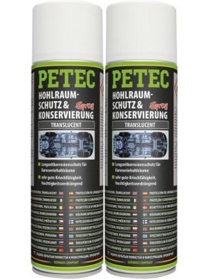 Petec Hohlraumschutz & Konservierung, Spray 2x 500ml