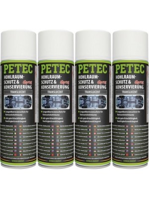 Petec Hohlraumschutz & Konservierung, Spray 4x 500ml