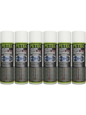 Petec Hohlraumschutz & Konservierung, Spray 6x 500ml