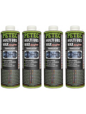 Petec Multi UBS WAX transparent 1000ml Saugdose 4x 1l = 4 Liter