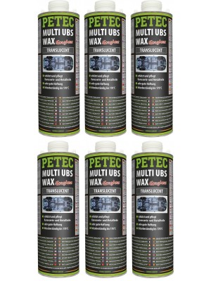 Petec Multi UBS WAX transparent 1000ml Saugdose 6x 1l = 6 Liter