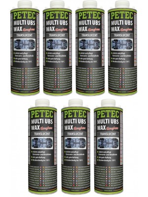 Petec Multi UBS WAX transparent 1000ml Saugdose 7x 1l = 7 Liter