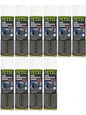 Petec Dieselpartikelfilterreiniger Spray 10x 400 Milliliter