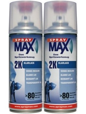 SprayMax 2K Klarlack, 2x 400 Milliliter