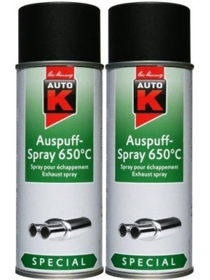 Auto-K Special Auspuffspray 650°C schwarz, 2x 400 Milliliter