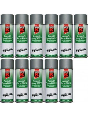 Auto-K Special Auspuffspray 800°C silber, 11x 400 Milliliter