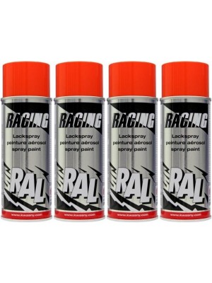 RACING RAL 2004 Reinorange 4x 400 Milliliter