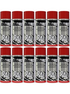 RACING RAL 3000 Feuerrot, 12x 400 Milliliter