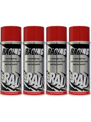 RACING RAL 3000 Feuerrot, 4x 400 Milliliter