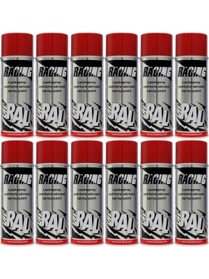 RACING RAL 3002 Karminrot, 12x 400 Milliliter