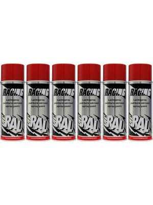 RACING RAL 3002 Karminrot, 6x 400 Milliliter