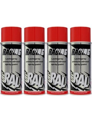 RACING RAL 3020 Verkehrsrot, 4x 400 Milliliter
