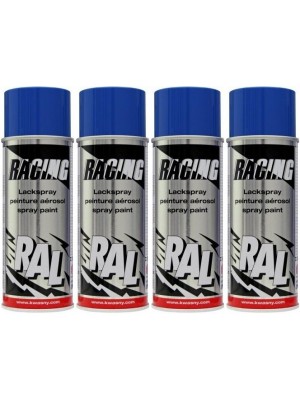 RACING RAL 5010 Enzianblau, 4x 400 Milliliter