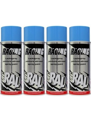RACING RAL 5012 Lichtblau, 4x 400 Milliliter