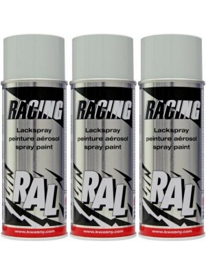RACING RAL 7035 Lichtgrau 3x 400 Milliliter