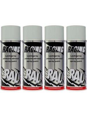 RACING RAL 7035 Lichtgrau 4x 400 Milliliter