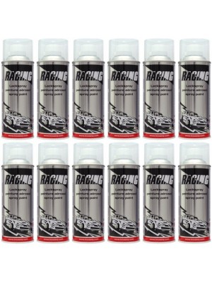 RACING Lackspray 2 Schicht Klarlack 25 % Gratis Inhalt 12x 500ml