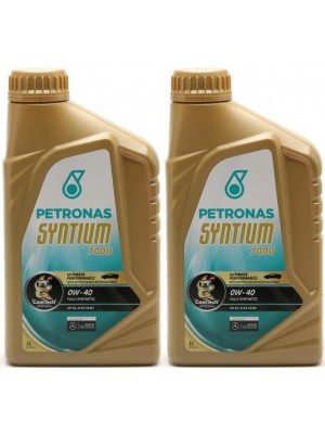 Petronas Syntium 7000 0W-40 Motoröl 2x 1l = 2 Liter