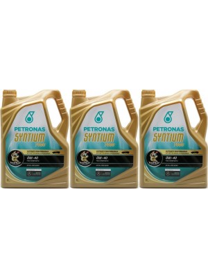 Petronas Syntium 7000 0W-40 Motoröl 3x 5 = 15 Liter