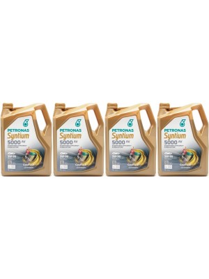 Petronas Syntium 5000 AV 5W-30 Motoröl 4x 5 = 20 Liter