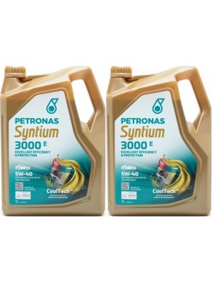 Petronas Syntium 3000 E 5W-40 Motoröl 2x 5 = 10 Liter