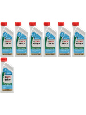 Castrol Radicool Premix Kühlerfrostschutz Fertigmischung 7x 1l = 7 Liter