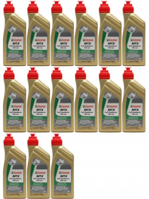 Castrol MTX FULL Synthetic 75W-140 Motorrad Getriebeöl 15x 1l = 15 Liter