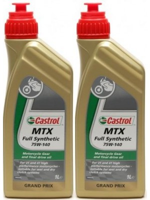 Castrol MTX FULL Synthetic 75W-140 Motorrad Getriebeöl 2x 1l = 2 Liter