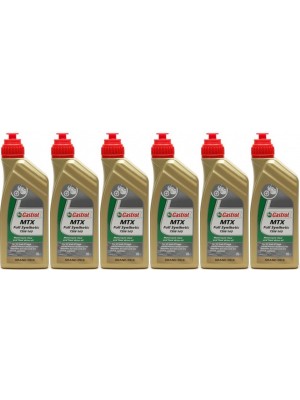 Castrol MTX FULL Synthetic 75W-140 Motorrad Getriebeöl 6x 1l = 6 Liter