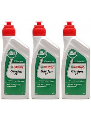 CASTROL GARDEN 2T Motoröliter 3x 1l = 3 Liter