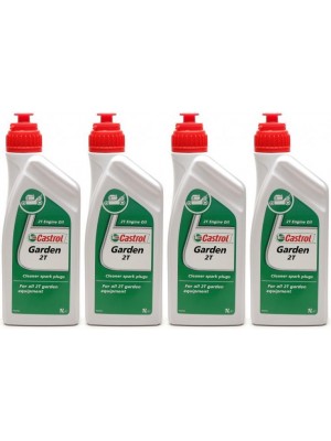 CASTROL GARDEN 2T Motoröliter 4x 1l = 4 Liter