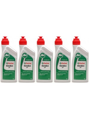 CASTROL GARDEN 2T Motoröliter 5x 1l = 5 Liter