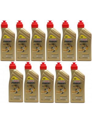 Castrol Power 1 2T teilsynthetisches Motorrad Motoröl 11x 1l = 11 Liter