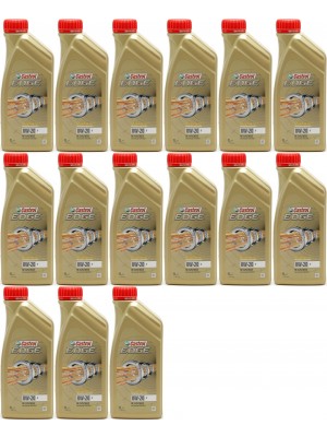 Castrol Edge V 0W-20 Motoröl 15x 1l = 15 Liter