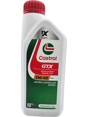 Castrol GTX 5W-40 A3/B4 Motoröl 1l