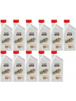 Castrol GTX 5W-40 A3/B4 Motoröl 11x 1l = 11 Liter