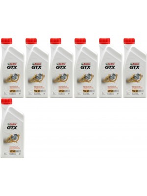 Castrol GTX 5W-40 A3/B4 Motoröl 7x 1l = 7 Liter