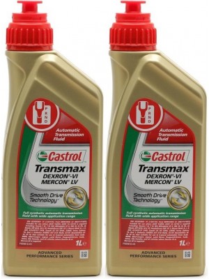 Castrol Transmax Dexron-VI Mercon LV Automatik Getriebeöl 2x 1l = 2 Liter