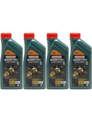 Castrol Magnatec Stop-Start 5W-30 A3/B4 4x 1l = 4 Liter