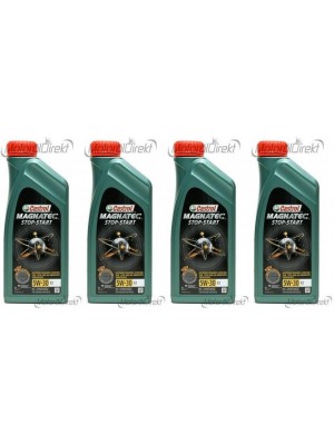 Castrol Magnatec Stop-Start 5W-30 C2 4x 1l = 4 Liter