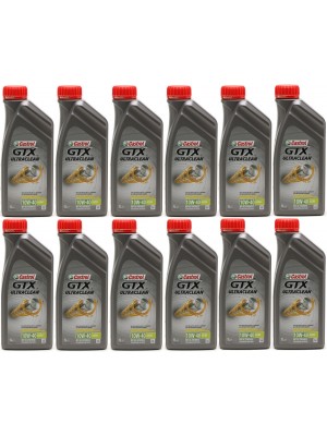 Castrol GTX Ultraclean 10W-40 A3/B4 Diesel & Benziner 12x 1l = 12 Liter