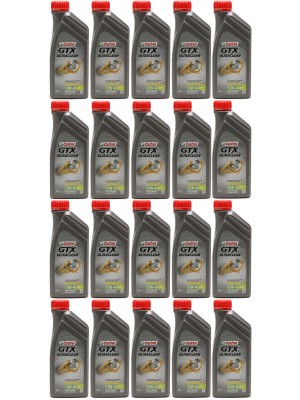 Castrol GTX Ultraclean 10W-40 A3/B4 Diesel & Benziner 20x 1l = 20 Liter